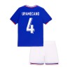 Maglia ufficiale Francia Upamecano 4 Casa Euro 2024 per Bambino